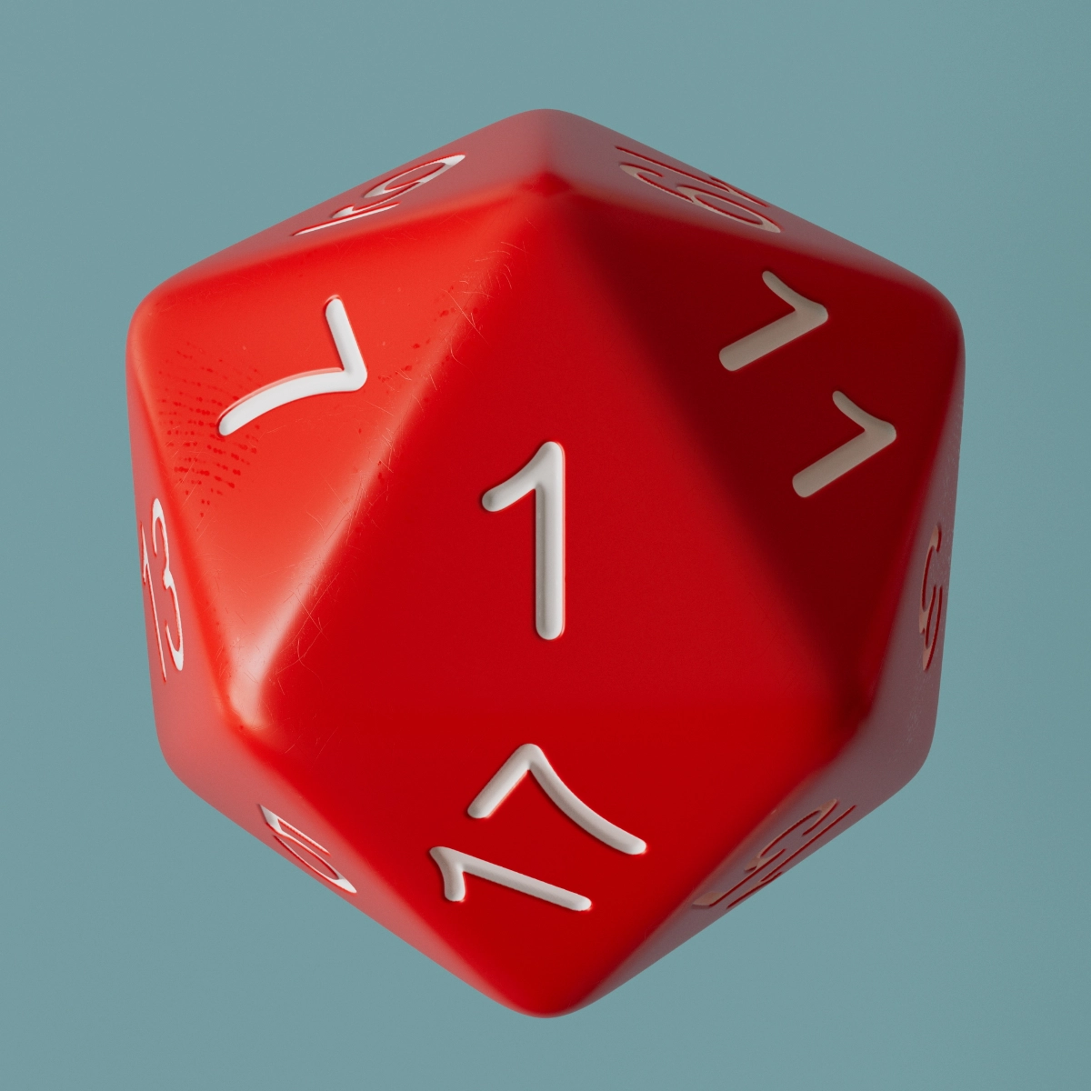 D20 dice by Timo Lenton