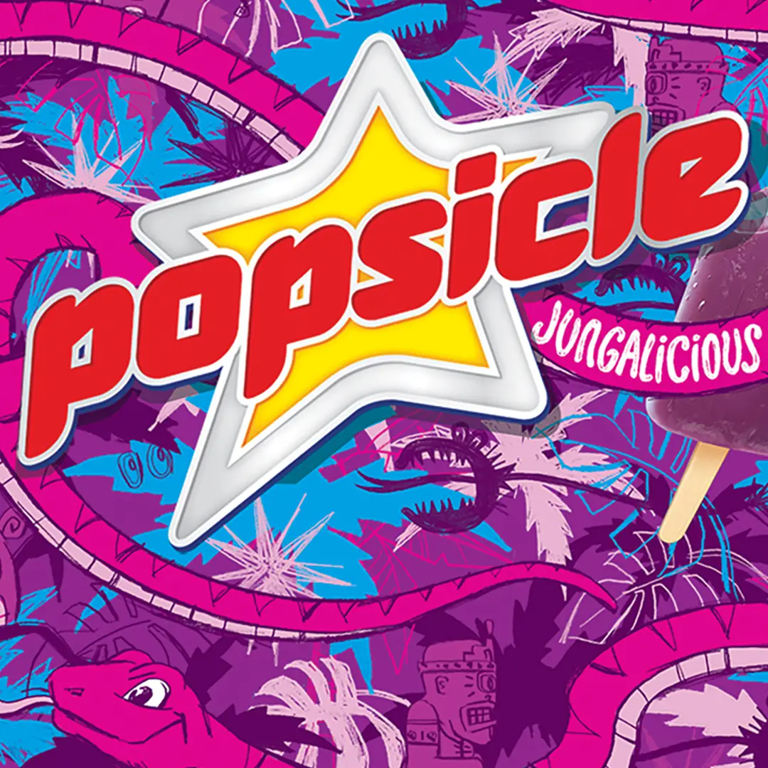 Hand rendered illustrations for Tip Top Popsicle Range packaging, by Jo Tronc