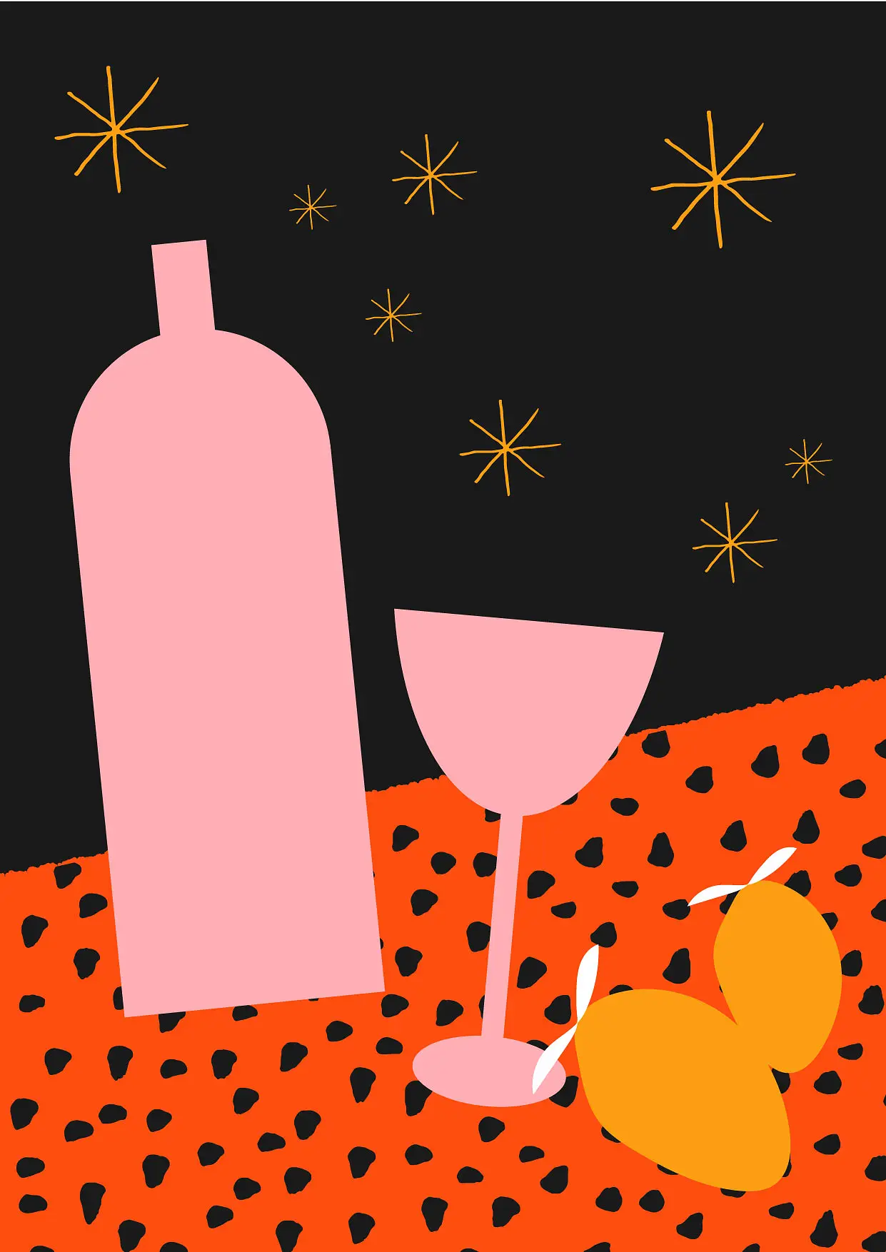 Colourful flat graphic illustration by Lucie Blazevska.