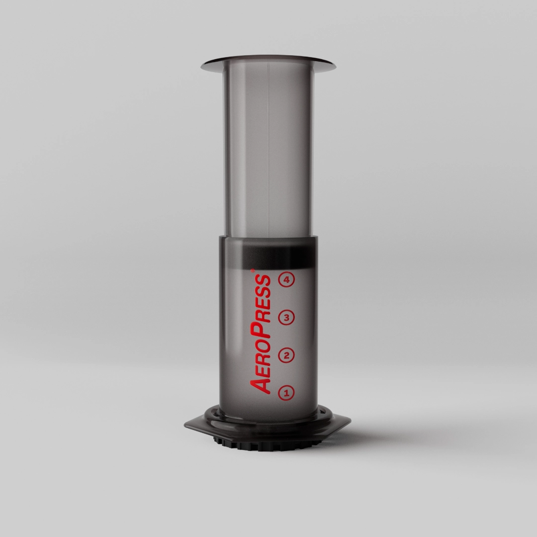 3D render of aeropress